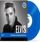 ELVIS PRESLEY   Graceland/RCA BLUE 10" Blue Xmas/Santa Claus Is Back In Town