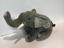Wild Republic WWF 14   Gray Elephant Plush New
