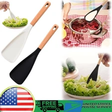 1/2x Multifunction Silicone Spatula Spoon Cooking Spoons Salad Shovel Kitchen