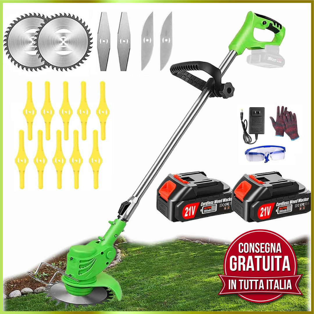 Decespugliatore a Batteria 3 Lame: Facile da Usare, Risultati Garantiti