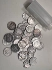 40 Silver Dimes Both Mercury and Roosevelt 90% Silver Mixed Dates.  Junk Silver.