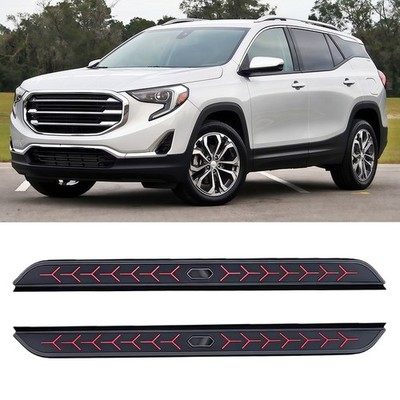 2 Stück Fester Seitenschritt Trittbret passend für GMC Terrain 2018-2022 2023