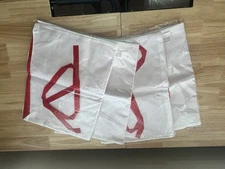 Set of 4 Sublimation Blank Santa Bags, Santa Sacks With Red Ribbon Tie