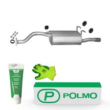 POLMO Auspuff Endschalldämpfer mit E-Prüfzeichen /1504