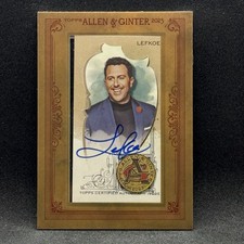 Adam Lefkoe AUTO Framed Mini Autographs 2023 Topps Allen & Ginter #MA-ALE