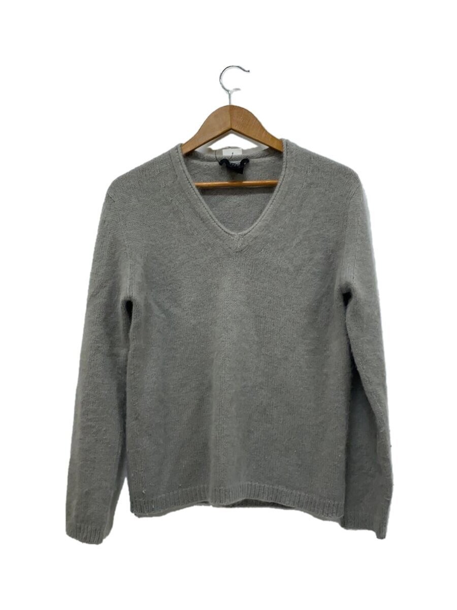 GUCCI Thick Angora Knit Sweater in Solid Grey Size M 163095