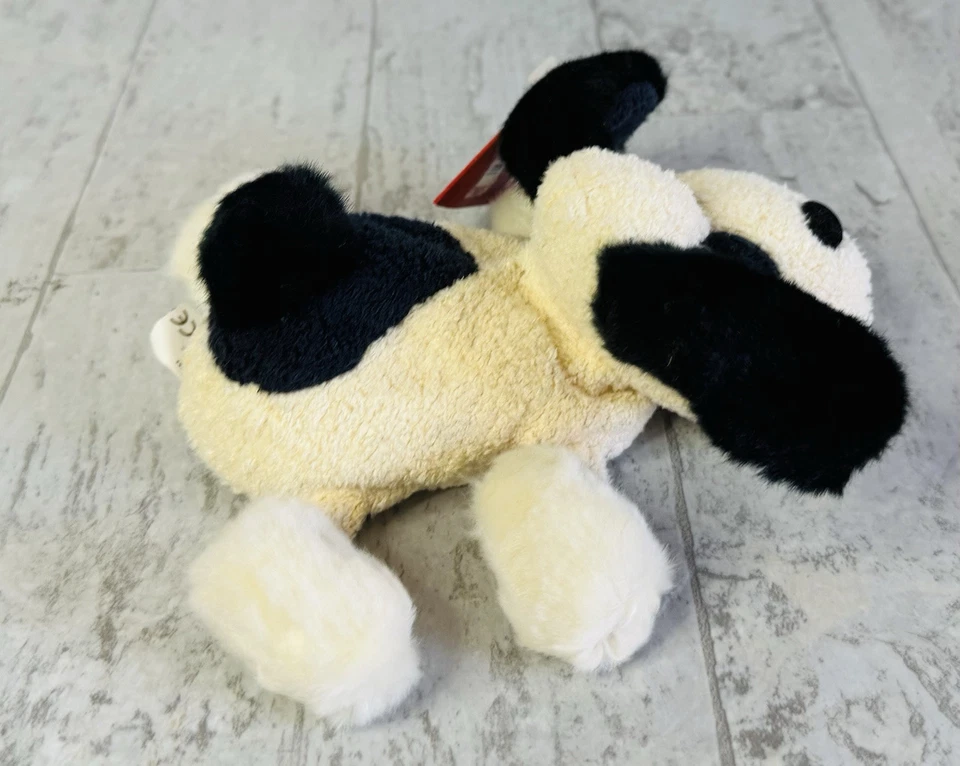 Vintage Luv Pets Russ Plush Chomper Dog Beanbag Htf Black And Cream  - Image 4 of 4