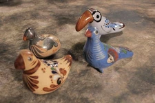 Tonala Mexican Bird Pottery lot 1