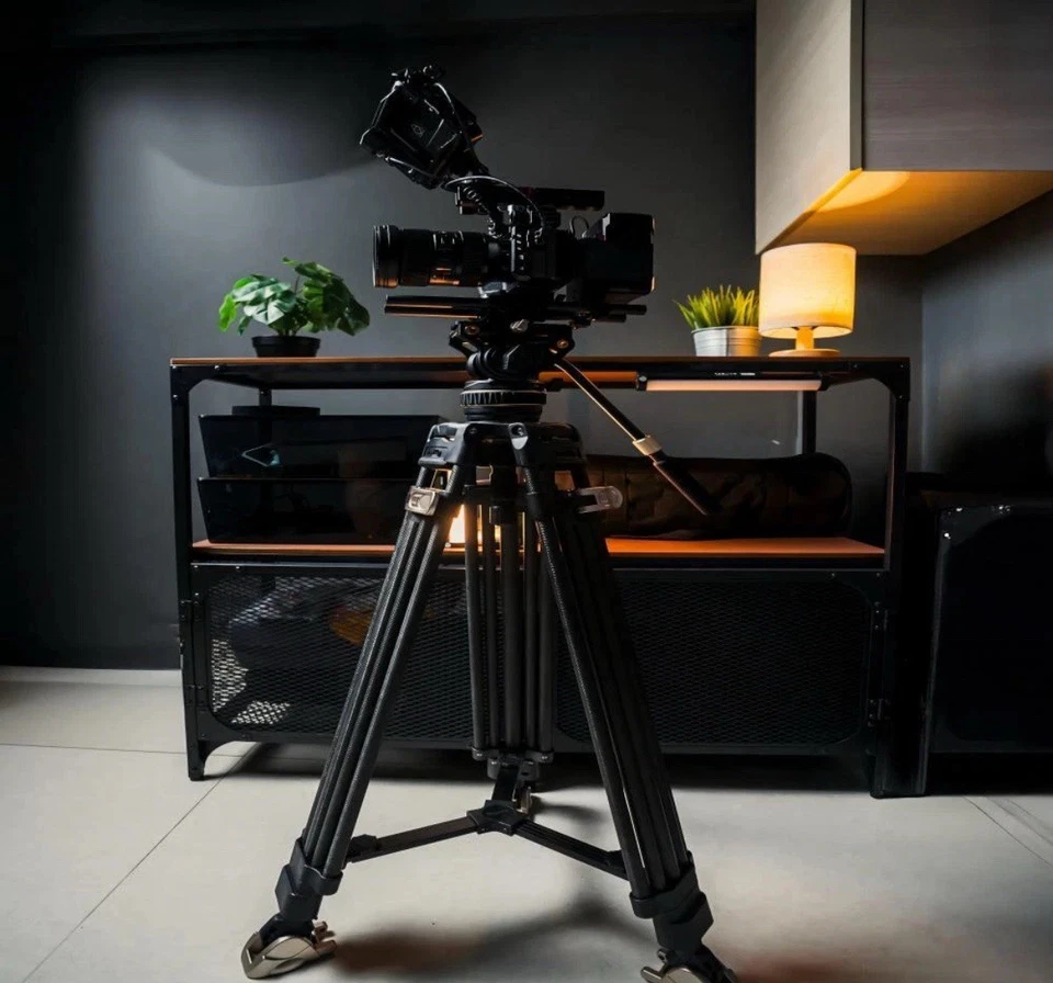 SmallRig AD-100 78" FreeBlazer Heavy-Duty Carbon Fiber Video Tripod Kit 3989 - Image 2 of 4