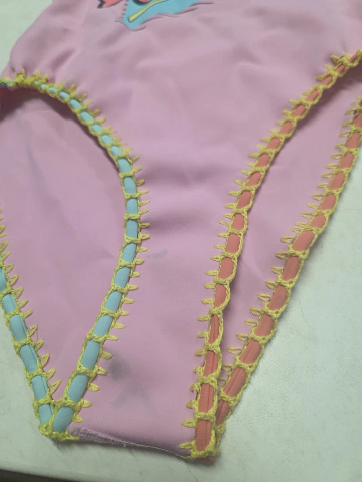 Topshop Swimsuit One Piece Aloha Pink Small - Image 4 of 4