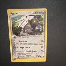 Pokémon Aggron Holo Rare Reverse Holo Ruby and Sapphire 1/109 110 HP Stage 2
