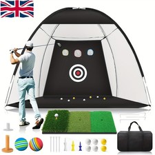 10x7ft Golf Practice Net Golf Hitting Aid Training Driving Chipping Indoor Out
