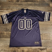 Vintage 90s Hard Rock Cafe Cleveland Football Jersey Shirt Large Hall Of Fame 