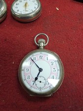 1896 Seth Thomas Grade Liberty 18s Model 6 7J Fancy Dial Pocket Watch Running