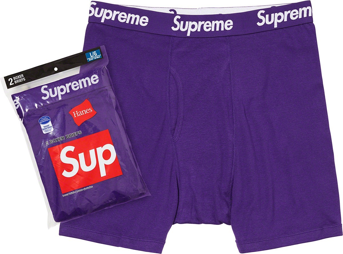 Supreme Hanes Boxer Briefs (2 Pack) 