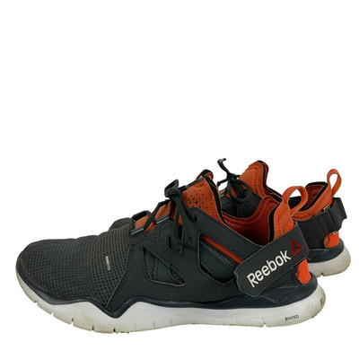 Reebok Training Shoes Mens Size 10.5 Grey Orange ZCut TR Nanoweb