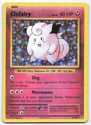 Clefairy 63/108 Holo Rare XY - Evolutions Pokémon TCG