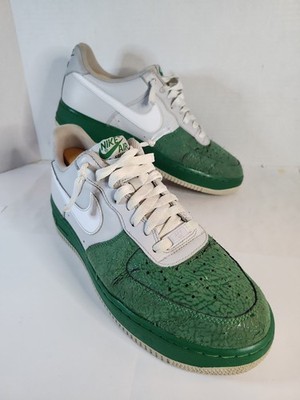 Nike Air Force 1 '82 Low PRM 'Pine Green Gray' Sneaker Casual Shoes Mens 10 US