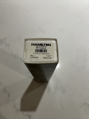 Hamilton 81022 Syringe 100ul