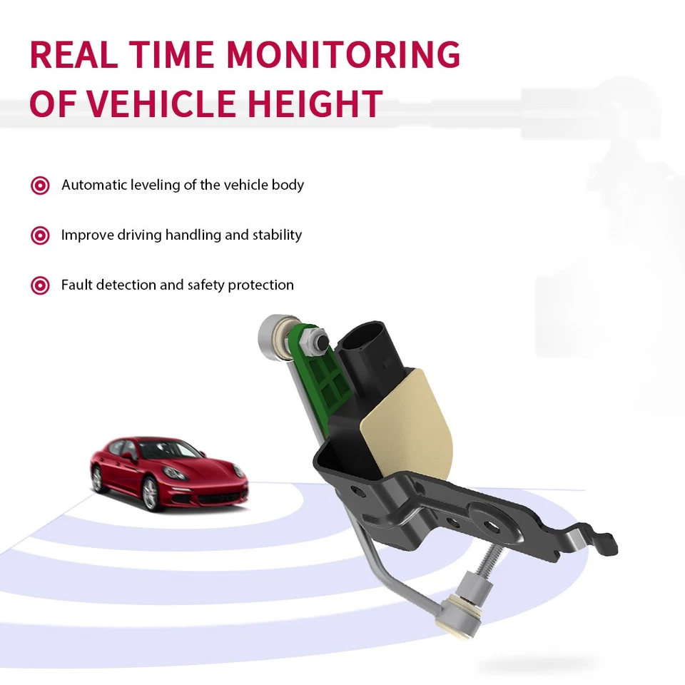 Sensor de nivel de altura de conducción de suspensión delantera izquierda para Audi A6 A6 Quattro 2006-2011 Foto 2 de 4