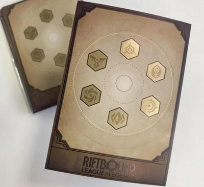 Riftbound Chinese League of Legends TCG Basic rune card sleeves*15-