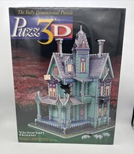 NEW VINTAGE 1994 Puzzle 3D Victorian House 700 Piece Puzzle Milton Bradley Gift