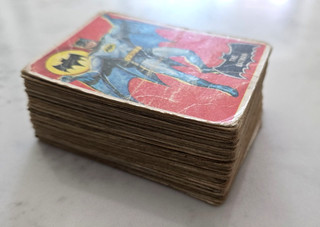 Topps 1966 Batman Black Bat Complete Trading Card Set 1 55