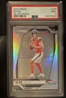 2024 Panini Prizm Bo Nix #309 Silver Prizm (RC) Rookie PSA 9 RISING ⭐️ BRONCOS!