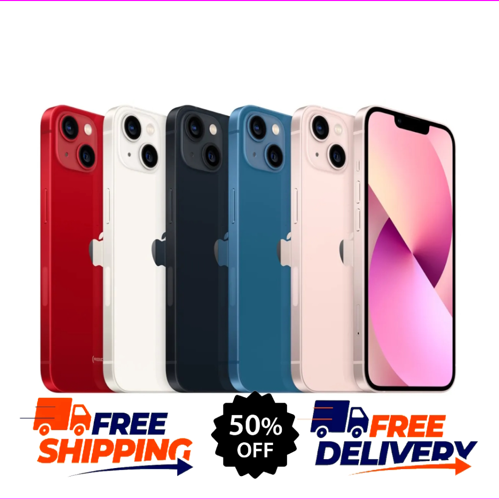 Apple iPhone 13 512GB 128GB GSM Unlocked T-Mobile Verizon - Pink
