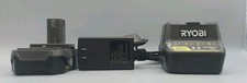 Tested Works Ryobi ONE P118B 18V Lithium Battery Charger w 2ah Battery