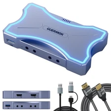 4K HDMI Capture Card with Touch LED, Dual HDMI in/Loop-Out, USB 3.0, 4K@60Hz/...