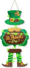 St Patricks Day Decorations Door Sign Saint green-wall decor