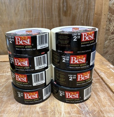 8 Rolls of Do it Best Painters  Grade Tape  1.88  x 60yds masking tape #782825
