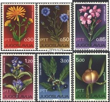 Yougoslavie 1200-1205 (édition complète) neuf 1967 Yougoslave Flora