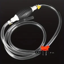 Gasoline Siphon Hose Pump Hand Fuel Transfer Pump With Flow Valve