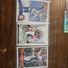 Tom Brady, Rob Gronkowski, Peyton Manning cards