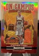Panini Prizm Draft Picks On Campus Stephen Curry #14 Davidson Wildcats Insert