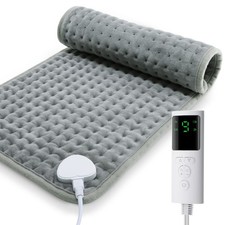 Electric Heating Pad For Back Pain Cramps Relief 60x30cm 9 Level Auto Shut Off