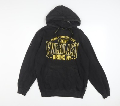 Everlast Herren Schwarz Pullover Hoodie S Boxen Sport Sweatshirt