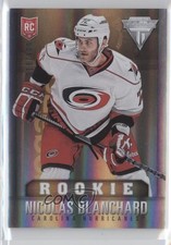 2013 Panini Titanium Rookie Draft Position Number 18/100 Nicolas Blanchard 0c3