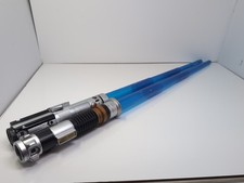 Lot of 2 Disney Star Wars 2015 Lightsabers Blue Light, Sounds