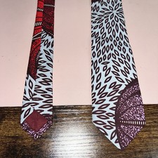 Men's Tie Geometric Floral Design