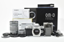Olympus OM-D E-M10 Mark III Silver Double Lens Kit, Low Shutter 5387, From Japan