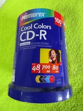 100 Stück Memorex CD-R – Cool Colors - 100er Pack * NEU & OVP *