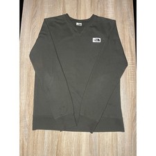 North Face Heritage Patch Military Green Large Long Sleeve Sweatshirt