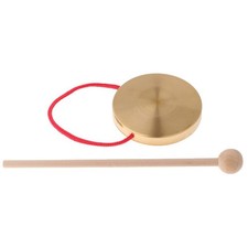 Cymbales Gong à Main 1 Set 4 Pouces Chapelle Chinois Cuivre Instrument Musique