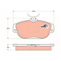 Bremsbelagsatz Scheibenbremse Vorne FüR Volvo 960 965 90 Bis 96 TRW B230FB D24