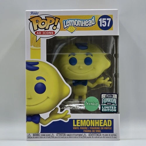 Funko Pop! Ad Icons Lemonhead #157 Funkon 2022 Exclusive LE Scented