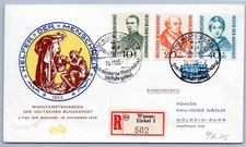 Bund Lot FDC&acute;s aus 1952-1957 gestempelt als FDC #OM504