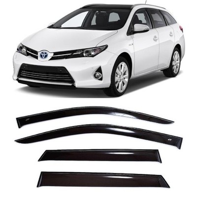 Window Visors Rain Guards Fit Toyota Auris II Touring 2012-2018 Wind Deflectors
